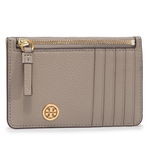 Etui pentru carduri TORY BURCH - Walker Top Zip Card Case 75324 Gray Heron 082