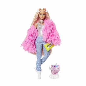 Papusa Barbie Extra Style - Fluffy Pinky