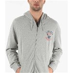 Woolrich Penn-Rich Solid Color Basic Hoodie Gray