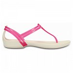 Sandale Crocs Isabella T-strap Sandal Roz - Berry