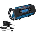Radio portabil pentru santier Bosch Professional GPB 18V-2 SC, FM/DAB+, Bluetooth, albastru