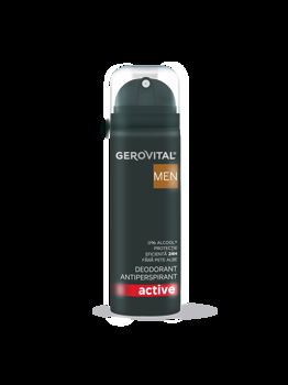 Deodorant Antiperspirant Active 150 Ml, Gerovital Men, Gerovital Men