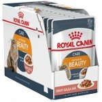 Hrana umeda pentru pisici Royal Canin, Hair&Skin Care, in sos, 12x85g