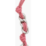 Bottega Veneta Leather Chain Key Holder Pink, Bottega Veneta
