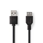 
Cablu Prelungire USB 1.1 USB A Tata - USB A Mama, 1.8m, Set 6 Blistere, Well
