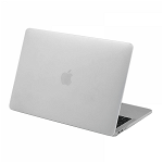 Set protectie 2 in 1 pentru MacBook Pro 15.4 inch A1707 / A1990 cu husa din plastic mat cauciucat si folie ecran TPU incolor