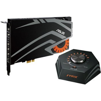 ASUS Placa sunet Strix Raid DLX 7.1 PCI-E, WOW Gaming bundle