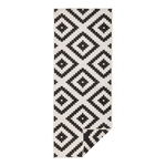 Covor reversibil adecvat pentru interior și exterior negru-crem 80 x 345 cm Malta - NORTHRUGS, NORTHRUGS