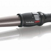 Ondulator Profesional Conic BaBylissPro 2280, invelis Titanium-Tourmaline , diametru 25 mm la baza/13 mm la varf, Negru/Gri, BaByliss Pro