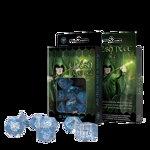 Elvish Dice Set translucent & blue, Fantasy Flight Games
