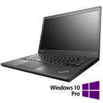 Laptop Refurbished Lenovo ThinkPad T440s, Intel Core i7-4600U 2.10GHz, 8GB DDR3, 256GB SSD, 14 Inch Full HD, Webcam + Windows 10 Home, LENOVO