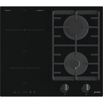 Plita Gorenje GCI691BSC Hob, Combined Induction-Gas, 4 cooking zones, Width 60 cm, Black