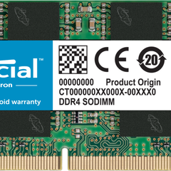 Memorie laptop Crucial DDR4 - 16 GB -3200 - CL - 22 - Single (CT16G4SFRA32A)