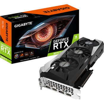 Placa video GIGABYTE GeForce RTX 3070 Ti GAMING OC LHR,