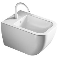 Bideu suspendat Hatria, Bianca, 36 x 52 cm, alb, 