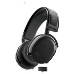 Casti gaming Arctis 7+, overear, wireless, microfon, Negru