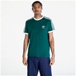 adidas Originals tricou din bumbac 3-Stripes Tee bărbați, culoarea verde, cu imprimeu, IM9387, adidas Originals