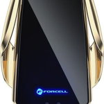 Suport de încărcare automată cu inducție ForCell + adapt. magnetic FORCELL HS1 Qi 15W auriu, ForCell