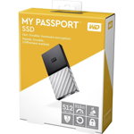 SSD extern WD My Passport 512 GB silver
