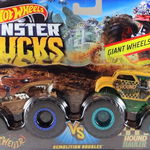 Set Hot Wheels by Mattel Monster Trucks Demolition Doubles Raphael vs Leonardo