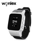 Ceas Smartwatch Pentru Adulti / Varstnici Wonlex EW100 cu Functie Telefon, Localizare GPS, SOS - Argintiu, Cartela SIM Cadou
