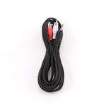 Cablu audio jack 3.5mm 3 pini tata la 2 x RCA tata, Gembird, lungime 1.5 m, negru, Gembird