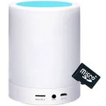 Boxa Portabila cu Lampa Bluetooth iUni M16, Multicolor, Blue + Card 4GB Cadou, iUni