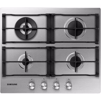 Plita incorporabila SAMSUNG NA64H3030AS/U1, Gaz, 4 arzatoare, Wok, inox