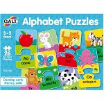 Set 26 de puzzle-uri Alfabet (2 piese), Galt, 2-3 ani +, Galt