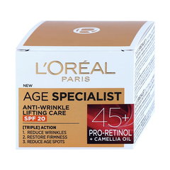 L'Oréal Age Specialist Crema de față de zi, SPF20, 50 ml