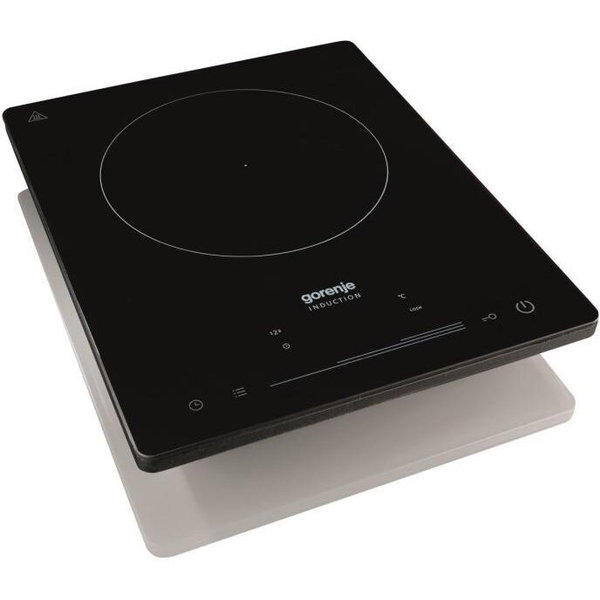Plita cu inductie Gorenje ICR2000SP, 1 arzator, 2000W, 10 trepte de putere, negru