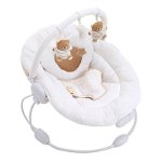 Balansoar si scaun pentru bebelusi si copii cu sunete si vibratii 0 - 9 kg Nanan Tato Alb 39065 Alb, Nanan