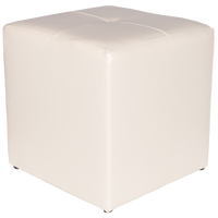 Scaun bucatarie tapitat crem IP21834 Depozitul de scaune Tulipan, tapiterie piele ecologica, cadru metal argintiu, max. 100 kg, 40 x 48 x 89 cm, Depozitul de scaune