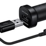 Incarcator Auto Samsung Fast Car Charger Mini EP-LN930BBEGWW, 2A, cablu MicroUSB (Negru), Samsung