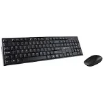 Kit tastatura + mouse Serioux, Wireless, Negru
