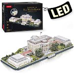 3D LED White House, Cubic Fun