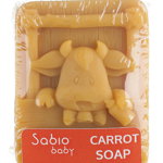 Sapun natural cu morcovi pentru bebelusi, 65g, Sabio, Sabio