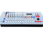 Controler Dj Cu Lumina Inteligenta 16chx12, 240 Canale Dmx, Buton On/off, Mod Cross, Design Compact Si Subtire, Ac 220v/50 Hz, Display Lcd, Alb, DMX