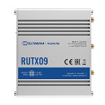 Router industrial IP Teltonika RUTX09, Dual SIM, GSM, 4G, GPS, Ethernet, 10/100/1000 Mbps, Teltonika