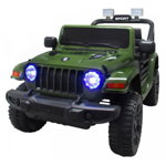 Masinuta electrica cu telecomanda cu baterii si functie de balansare Jeep X10 TS-159 R-Sport - Verde, R-Sport