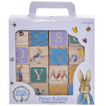 Joc Peter Rabbit, Cuburi din lemn, 16 piese