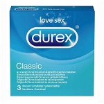 Prezervative Classic, 3 bucati, Durex, Durex