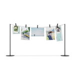 Panou foto metalic Hangit 77x10x38cm Negru