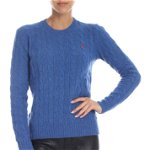 Ralph Lauren Cable Knitted Pullover In Blue Culoarea Turquoise