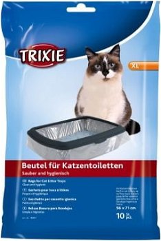 Pungi Igienice Trixie Pentru Litiera 10 Buc. XL 56 x 71cm 4051, Trixie