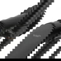 Baterie bideu culoare negru, premixare apa calda-rece, Deante cu para dus bideu, Alpinia, Deante