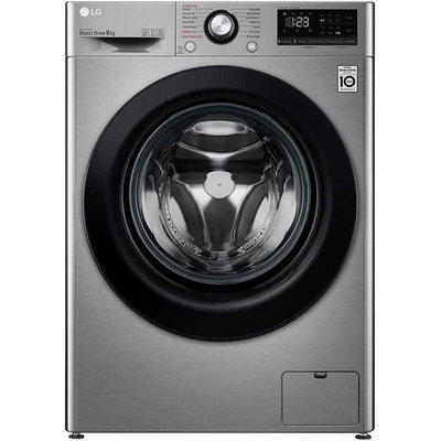 Masina de spalat rufe LG F4X1008NWK, 8 kg, Clasa A, 1400 RPM, 6 Motion, Inverter Direct Drive, Wi-Fi, Alb