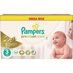 Scutece Pampers Premium Care Mega Box Marimea 3, 6-10 kg, 120 buc