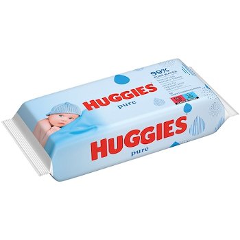 Servetele umede Huggies Pure, 12 pachete x 56, 672 buc