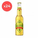 Bax 24 bucati bere blonda Salitos Tequila, 5.9% alc., 0.33L, sticla, Romania